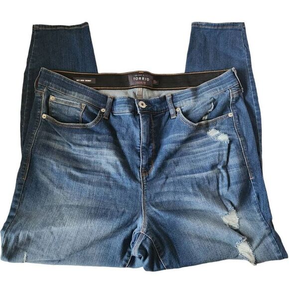 Torrid Sky High Skinny Jeans Plus Size 20 - Picture 1 of 7